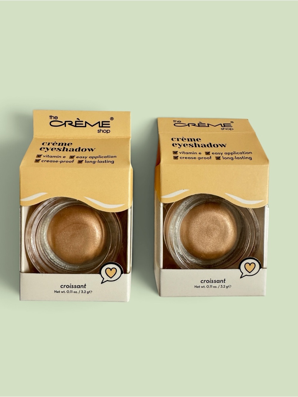 The Crème Shop Cream Eyeshadow - croissant  (pack of 2)